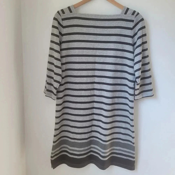 L.L.Bean Mariner Square Neck Striped Dress - Picture 8 of 9